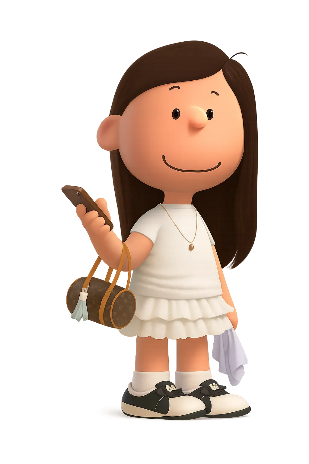 The Peanuts Movie Style 3D Character AI generated image example