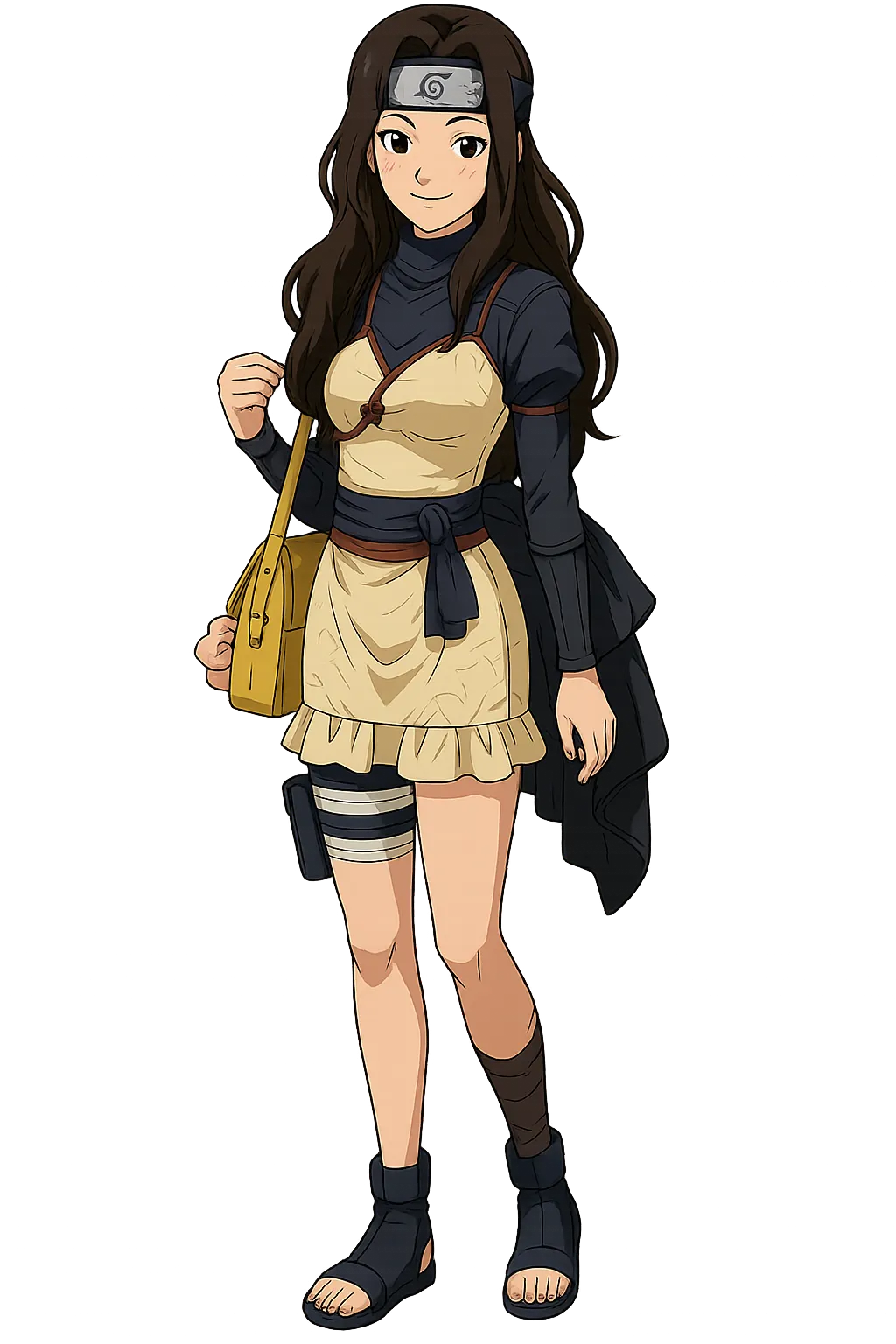 Naruto Anime Character AI generated image example