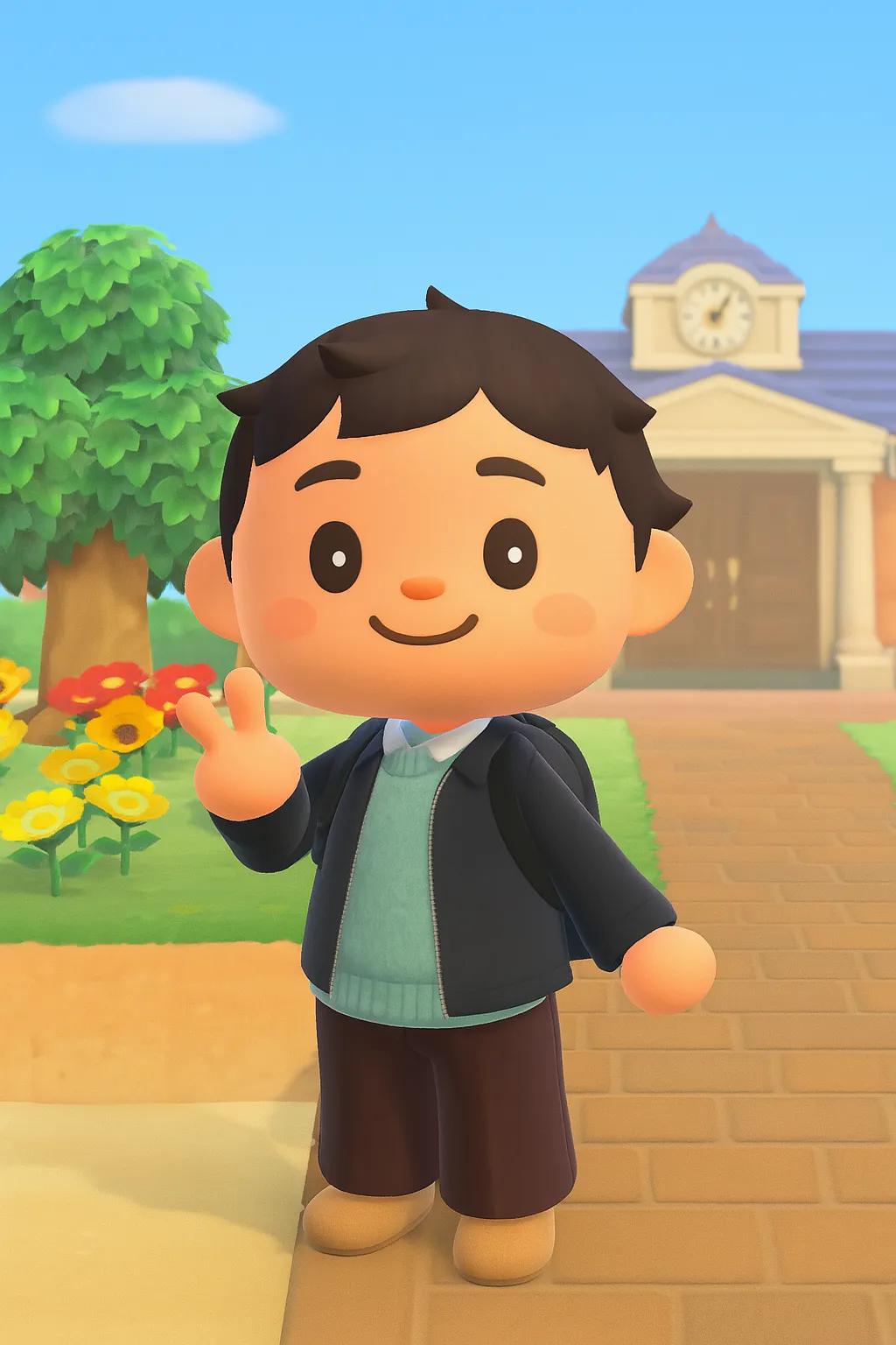 Animal Crossing Villager AI generated image example
