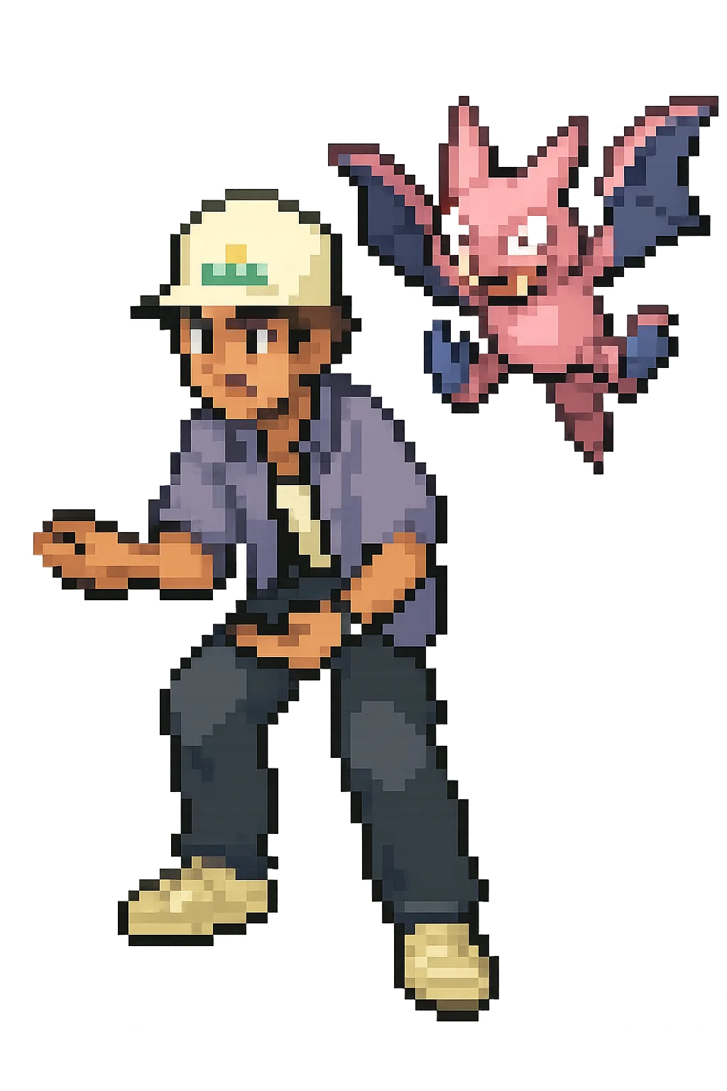 Pixel Art Pokémon Game Character AI generated image example