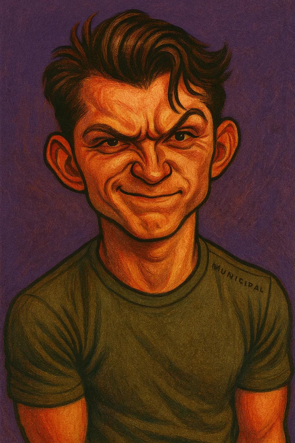 MAD Magazine Style Caricature AI generated image example