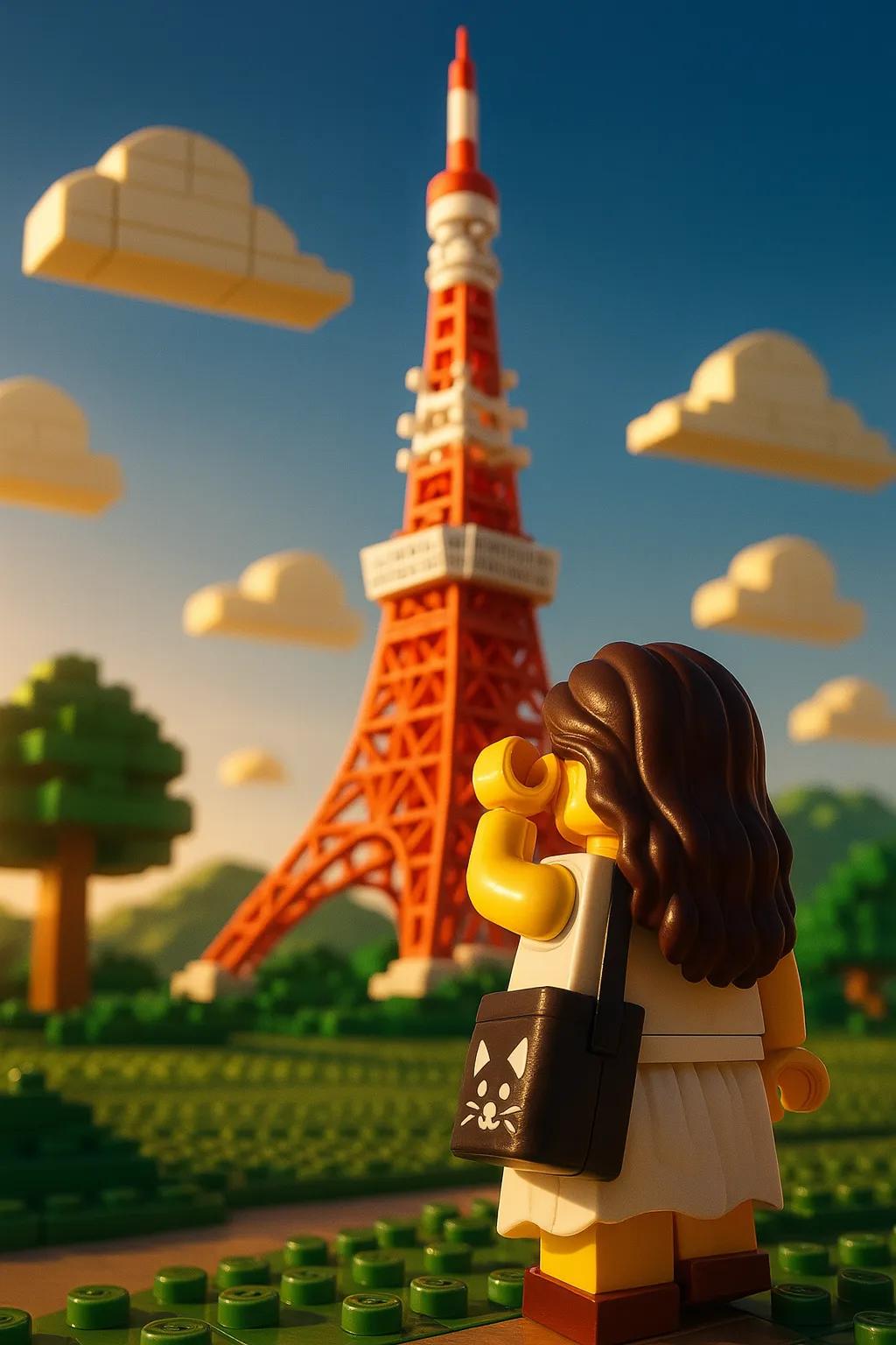 Legoify LEGO Scene AI generated image example