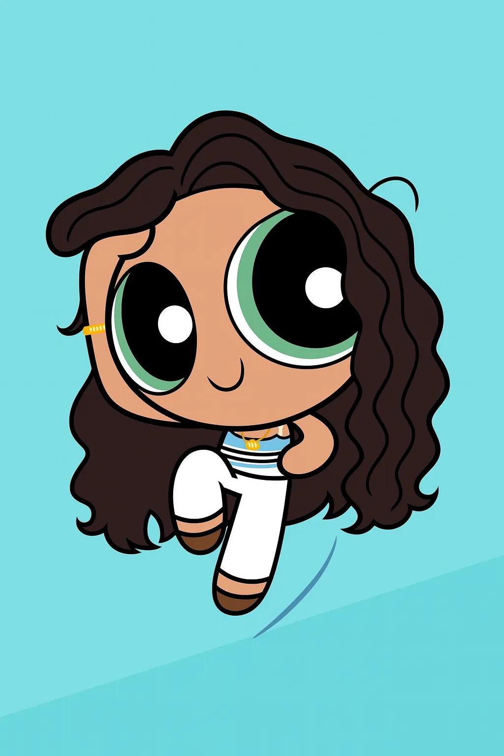 Powerpuff Girl Style Character AI generated image example
