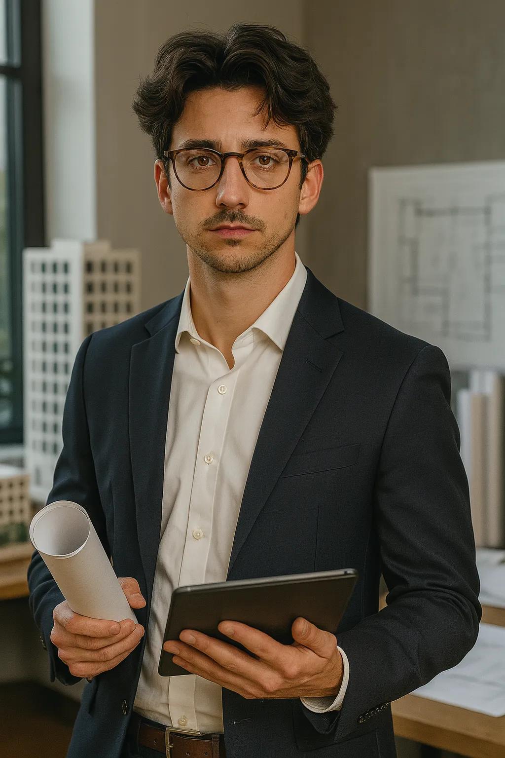 Career Portrait (Analyzed from Image) AI generated image example
