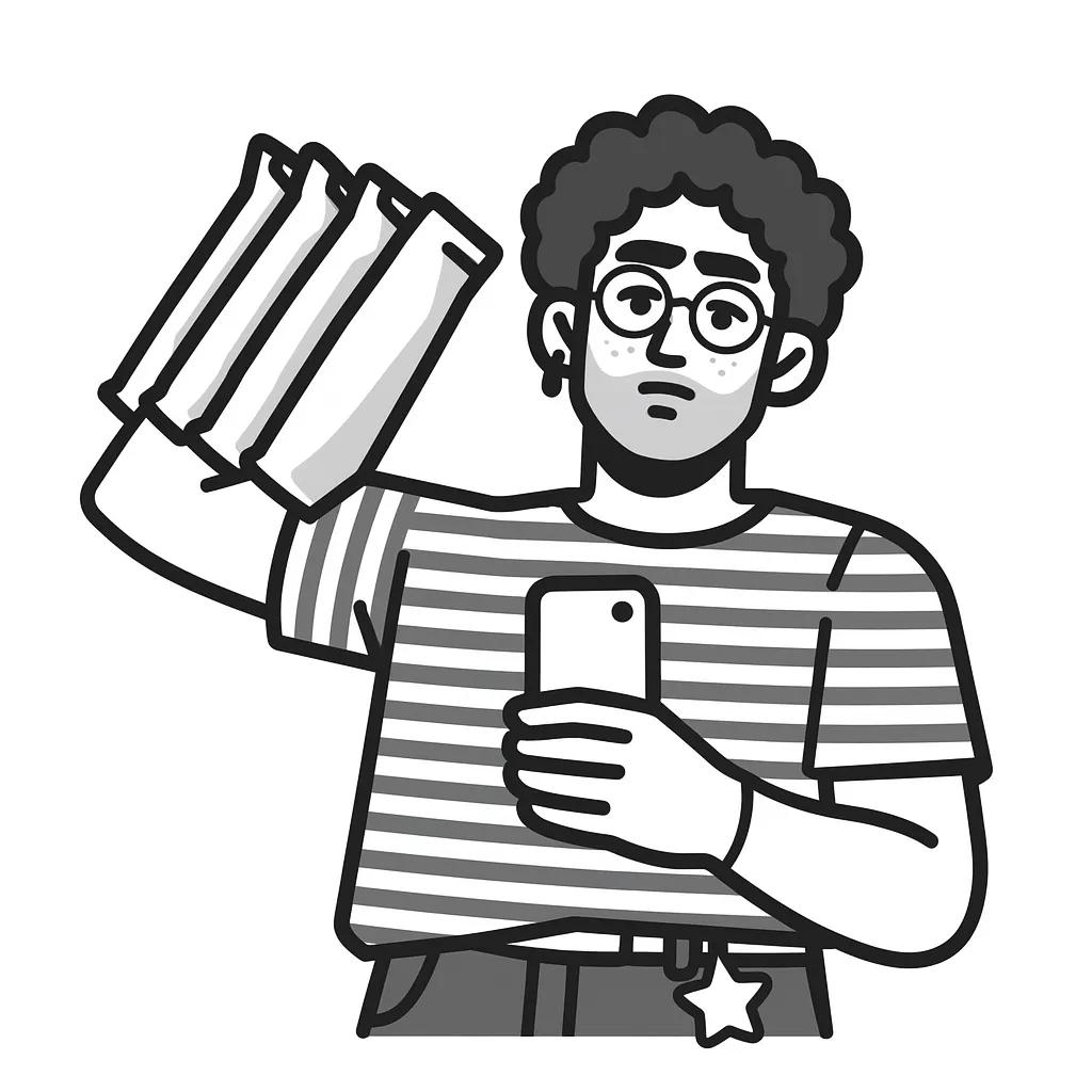 Notion Style Character AI generated image example