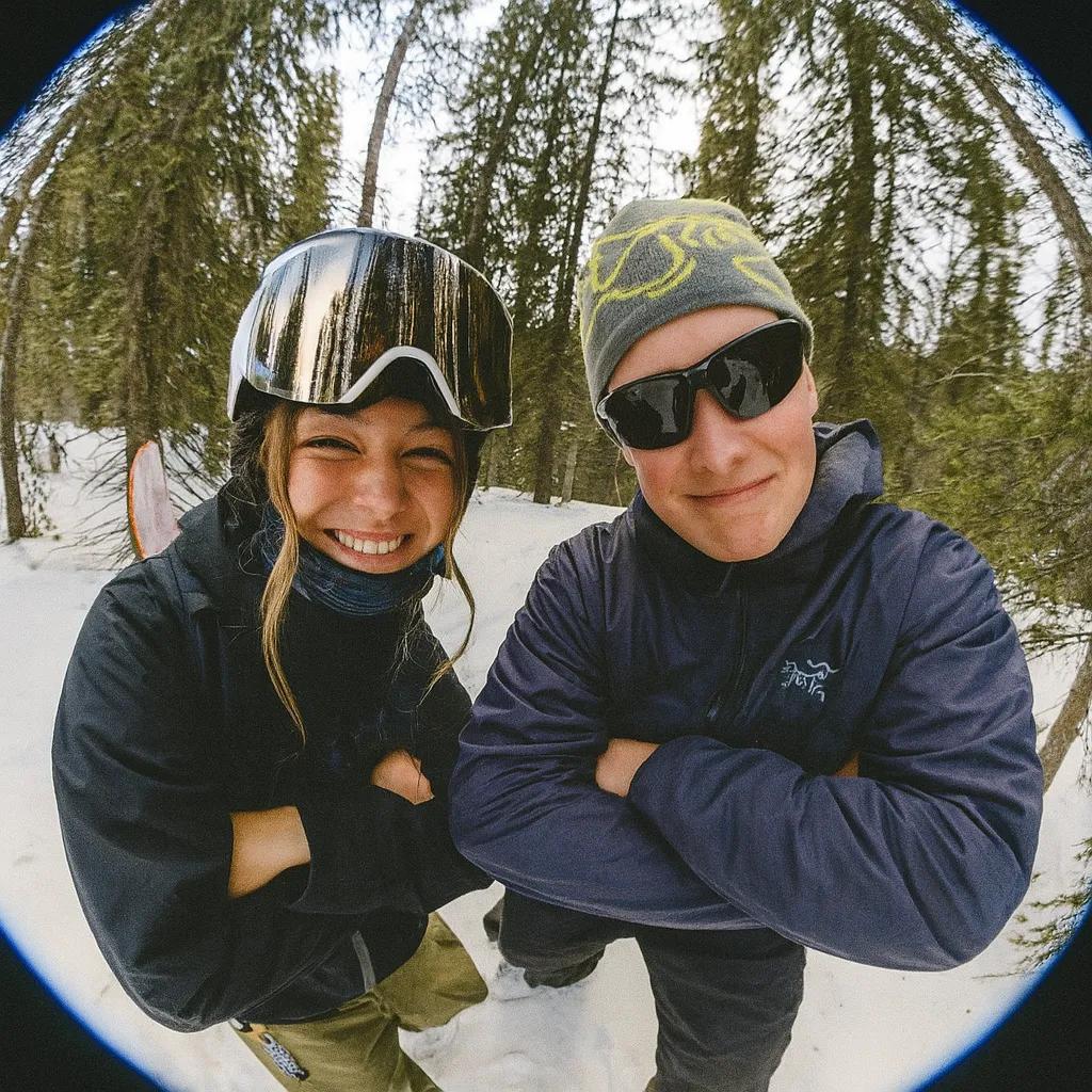 Fisheye Lens Effect AI generated image example