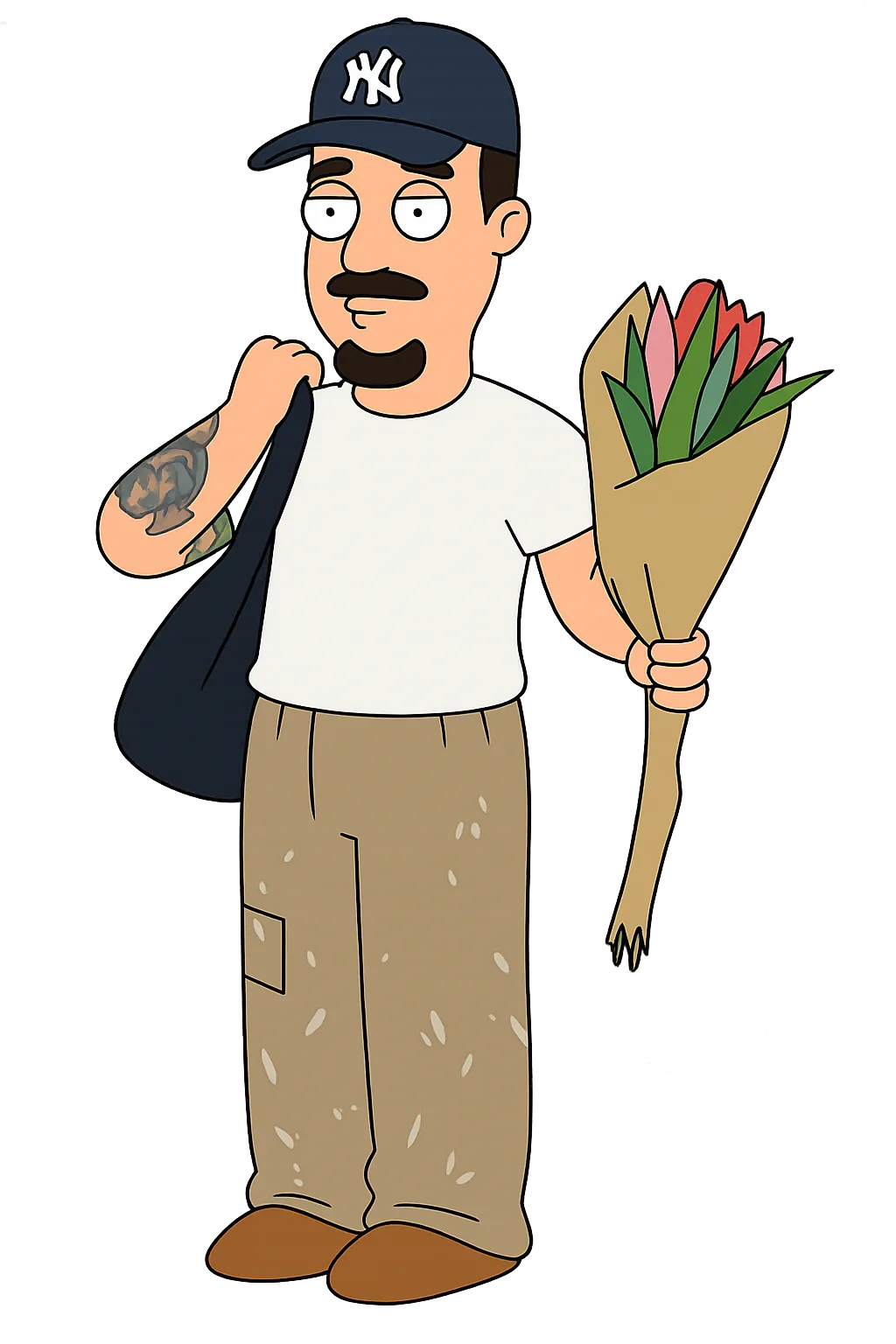 Family Guy Cartoon Character AI generated image example