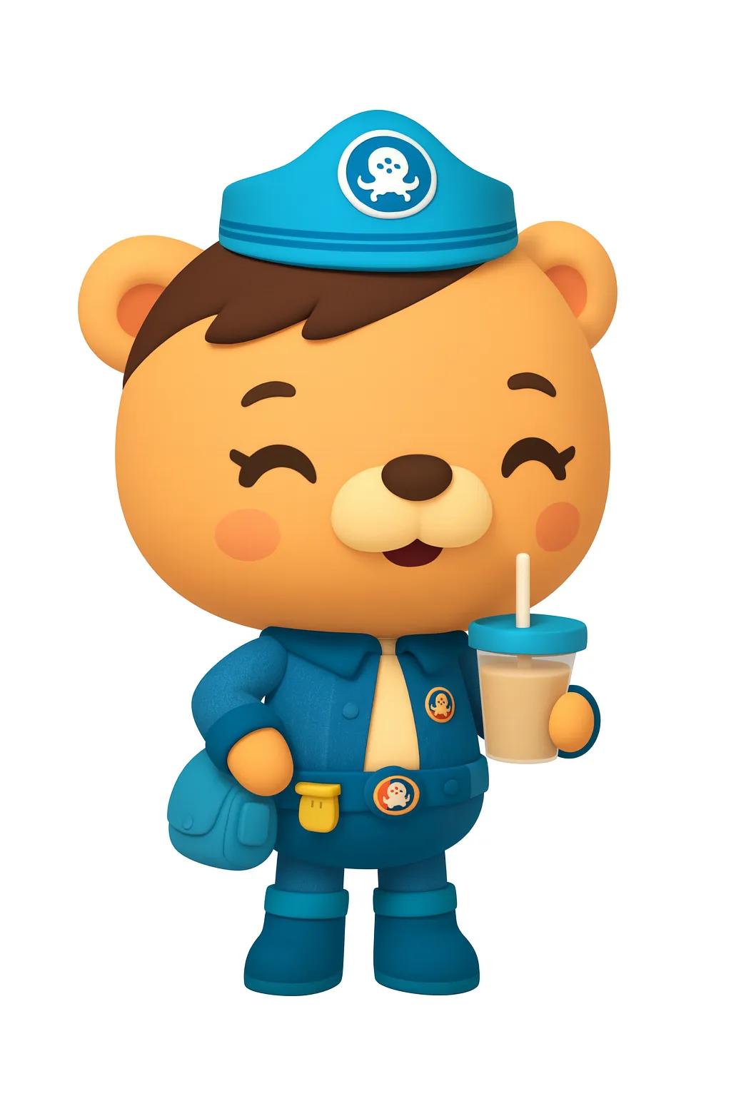 Octonauts Cartoon Character AI generated image example