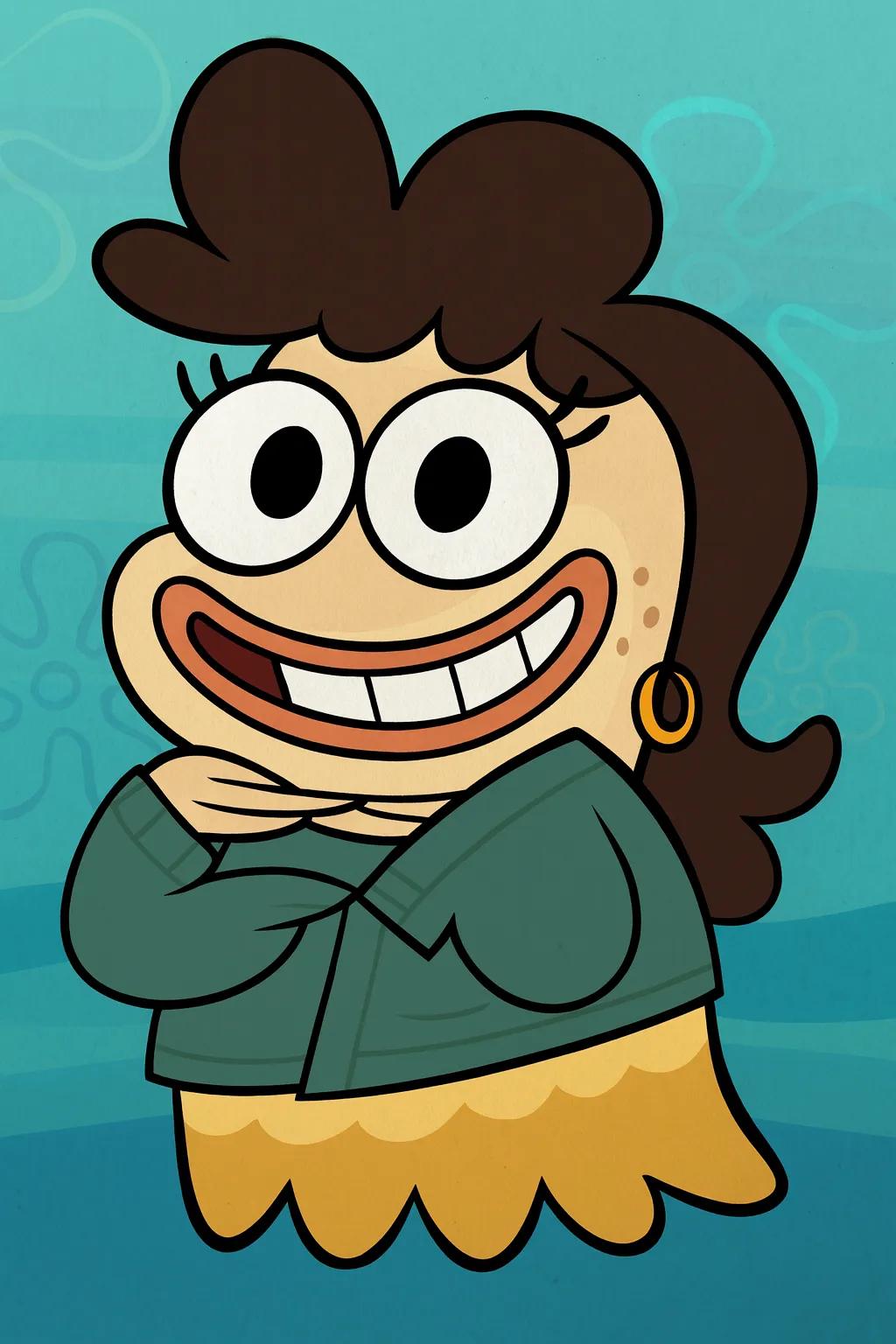 Fish Hooks Cartoon Character AI generated image example