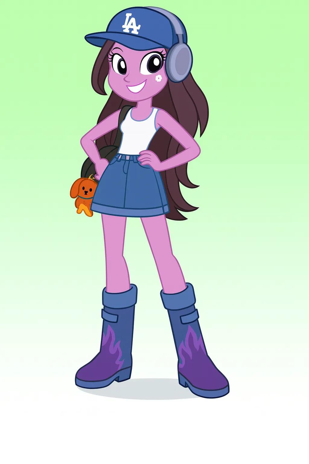 My Little Pony Equestria Girls Character AI generated image example
