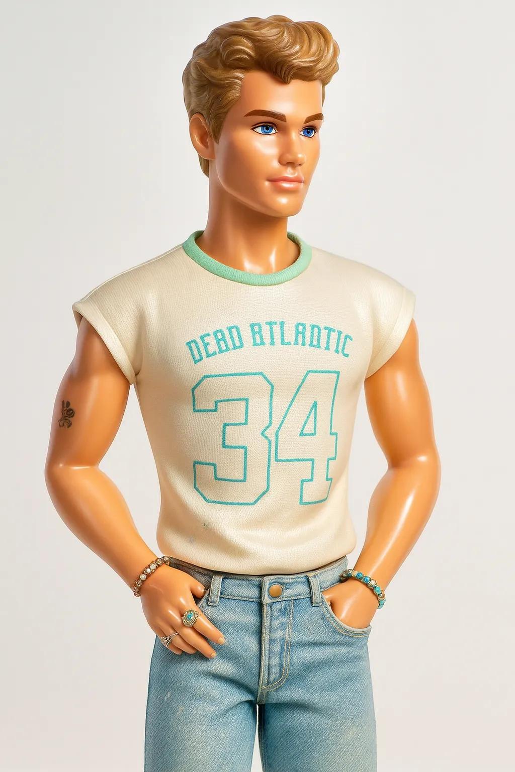 Ken Barbie Doll AI generated image example