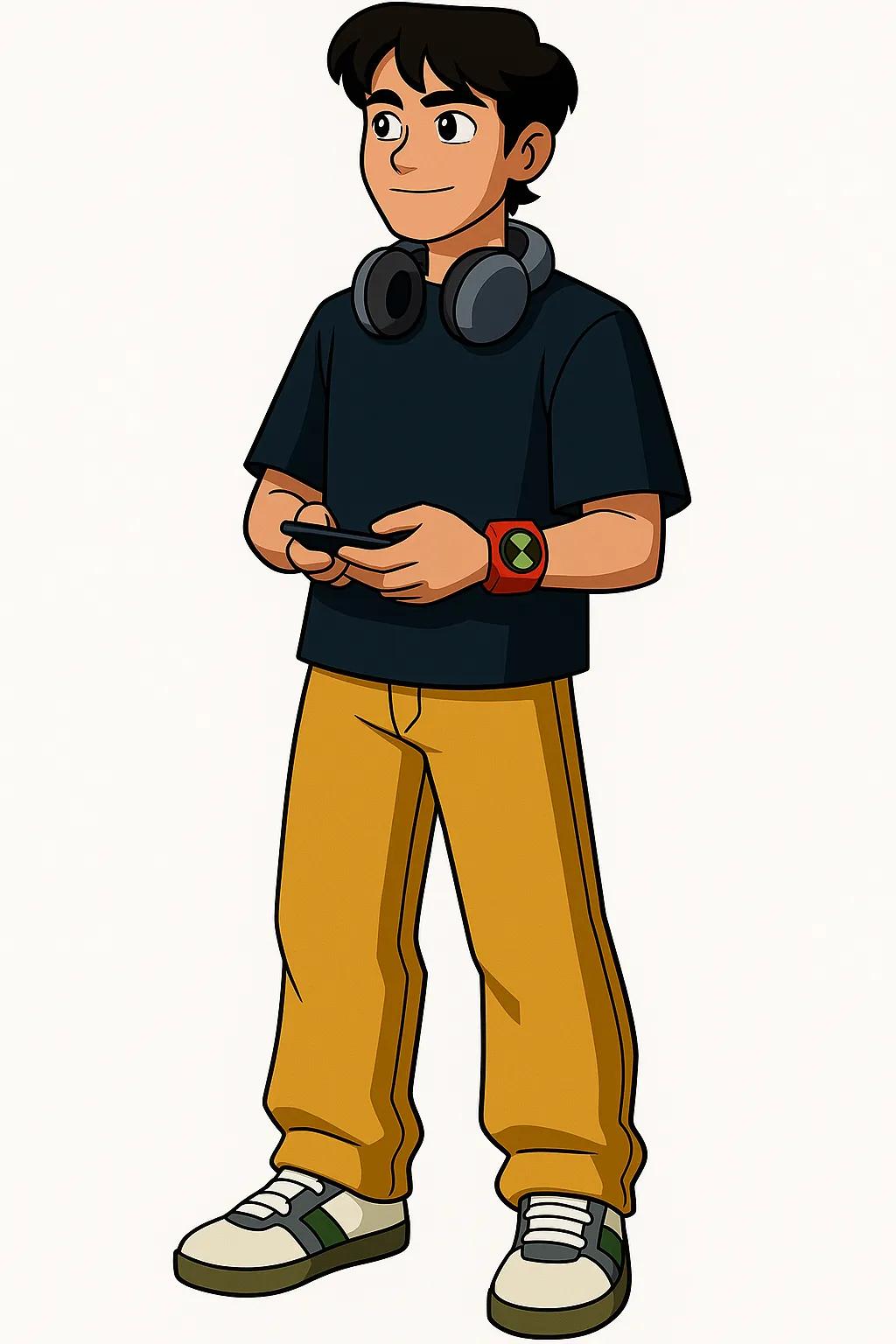Ben 10 Character AI generated image example