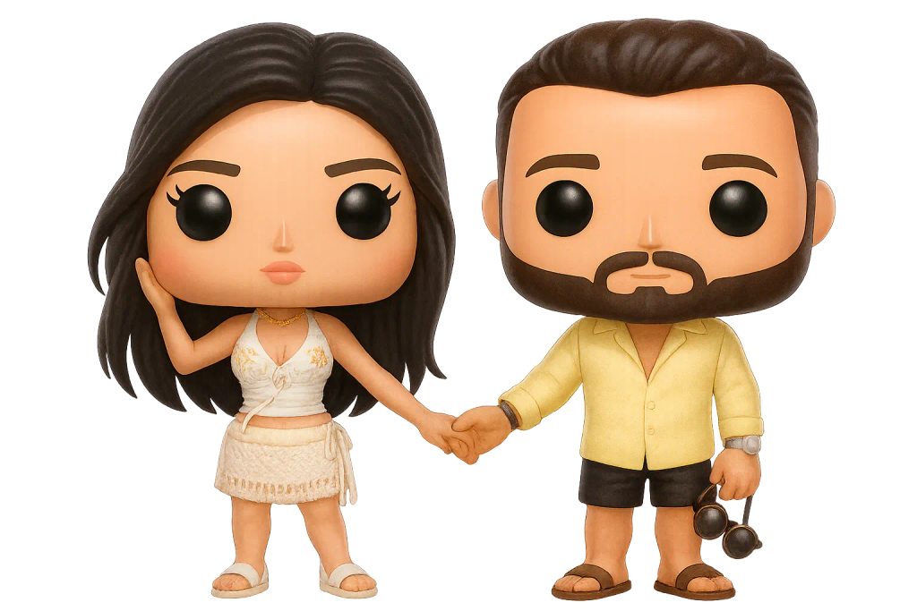 Couple Funko Pop Figures AI generated image example