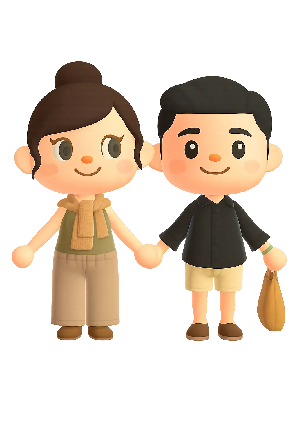 Couple Animal Crossing Villager AI generated image example