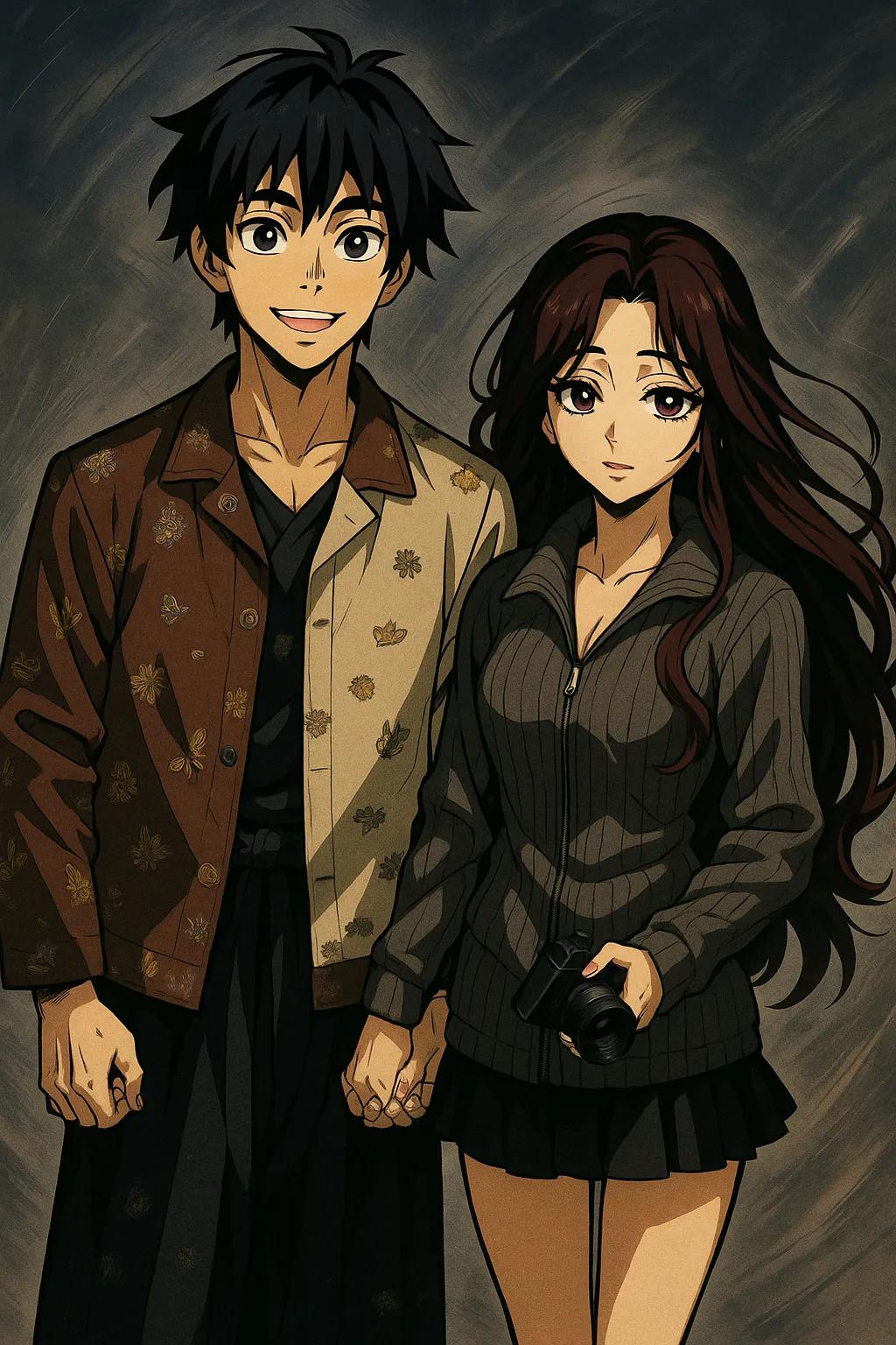 Couple Demon Slayer Anime Character AI generated image example