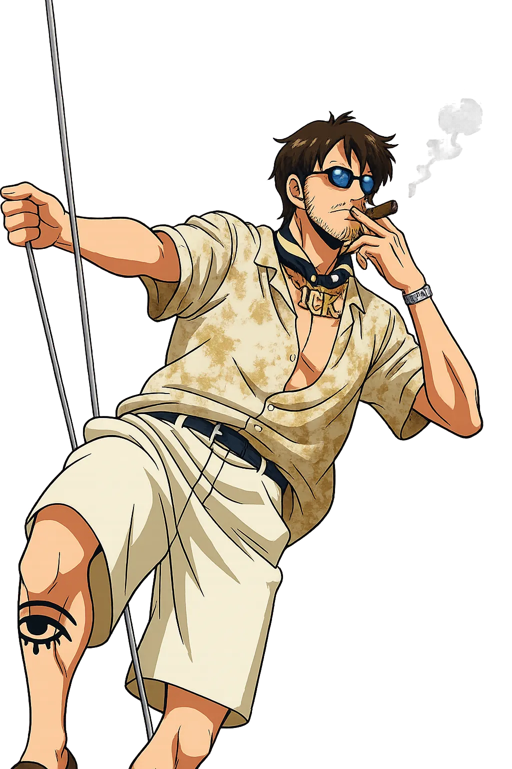 One Piece Anime Character AI generated image example