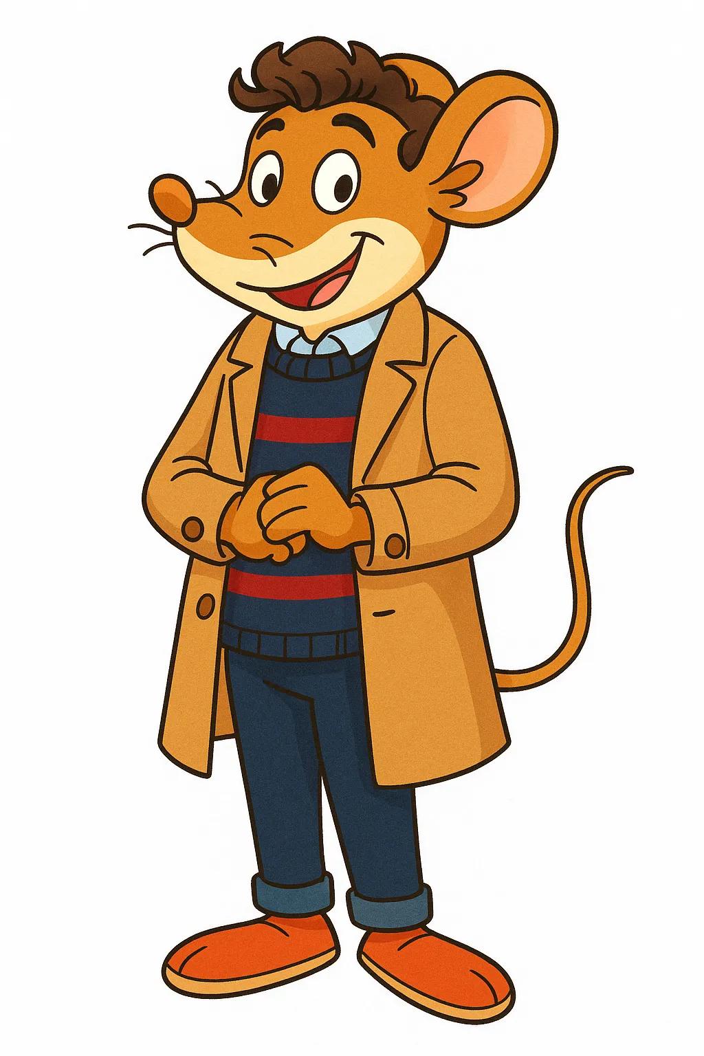 Geronimo Stilton Character AI generated image example