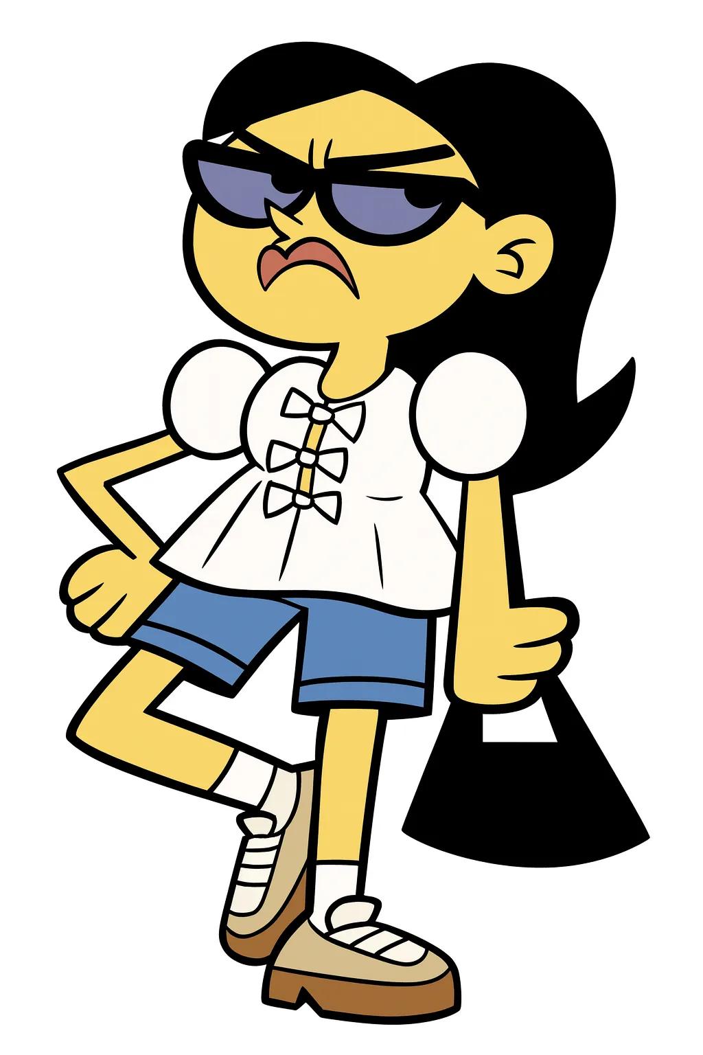 The Grim Adventures of Billy & Mandy Cartoon Characters AI generated image example