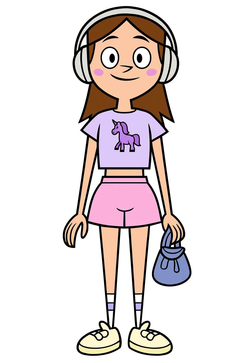 Cyberchase Cartoon Character AI generated image example