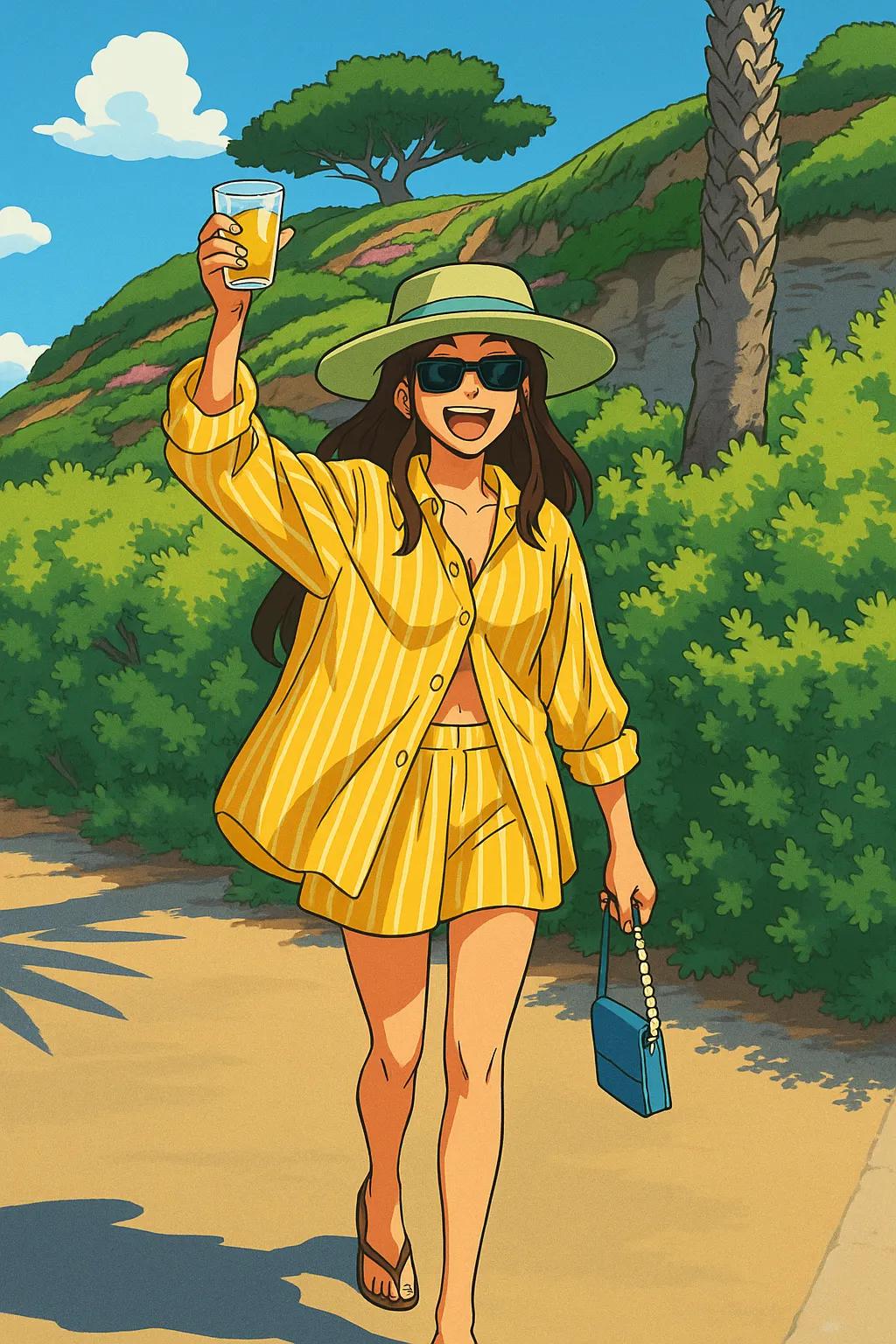 One Piece Anime Character Wallpaper AI generated image example