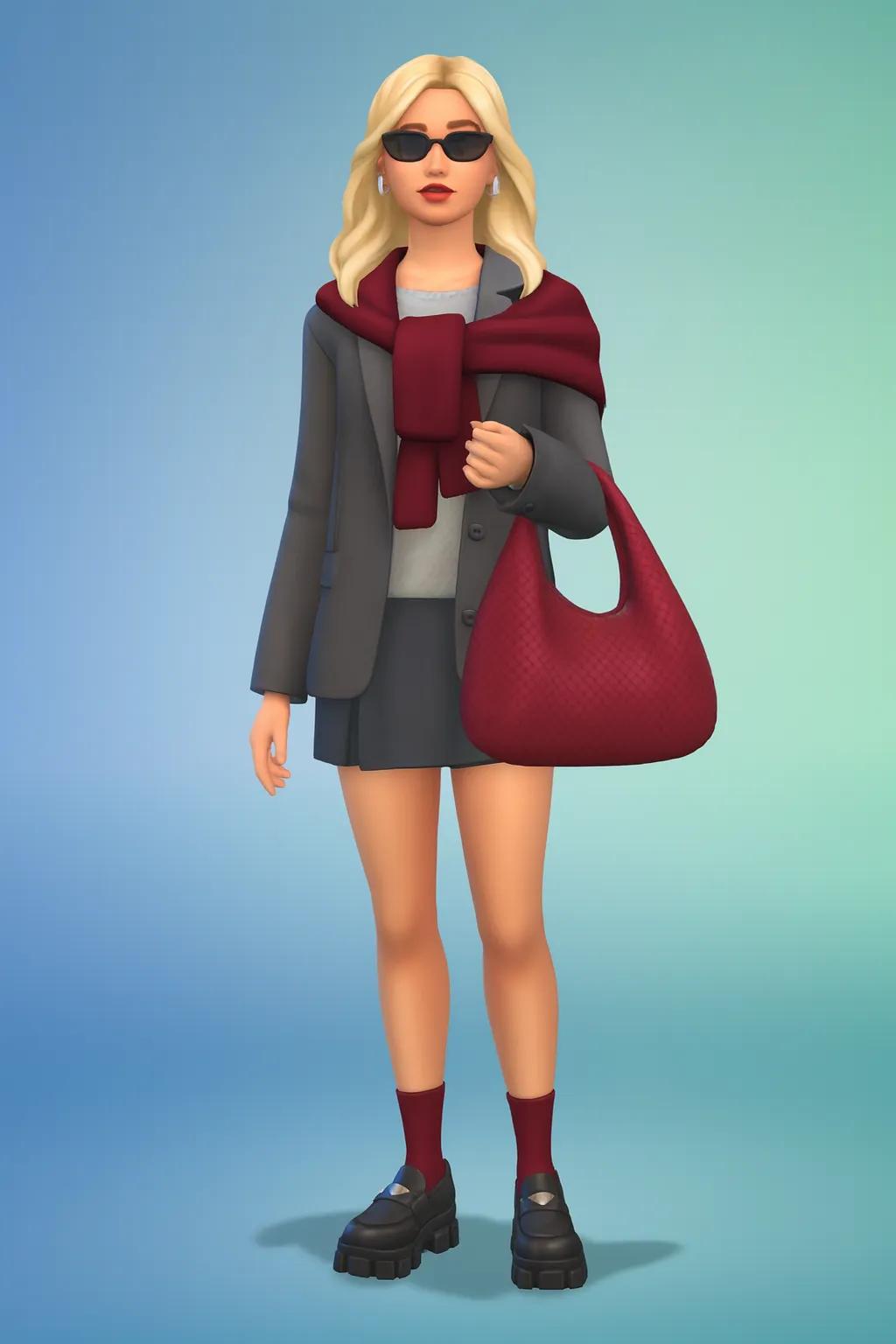 The Sims 4 Game Character AI generated image example