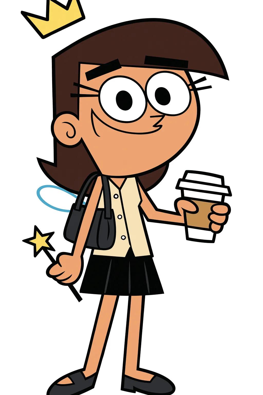 The Fairly OddParents Cartoon Character AI generated image example