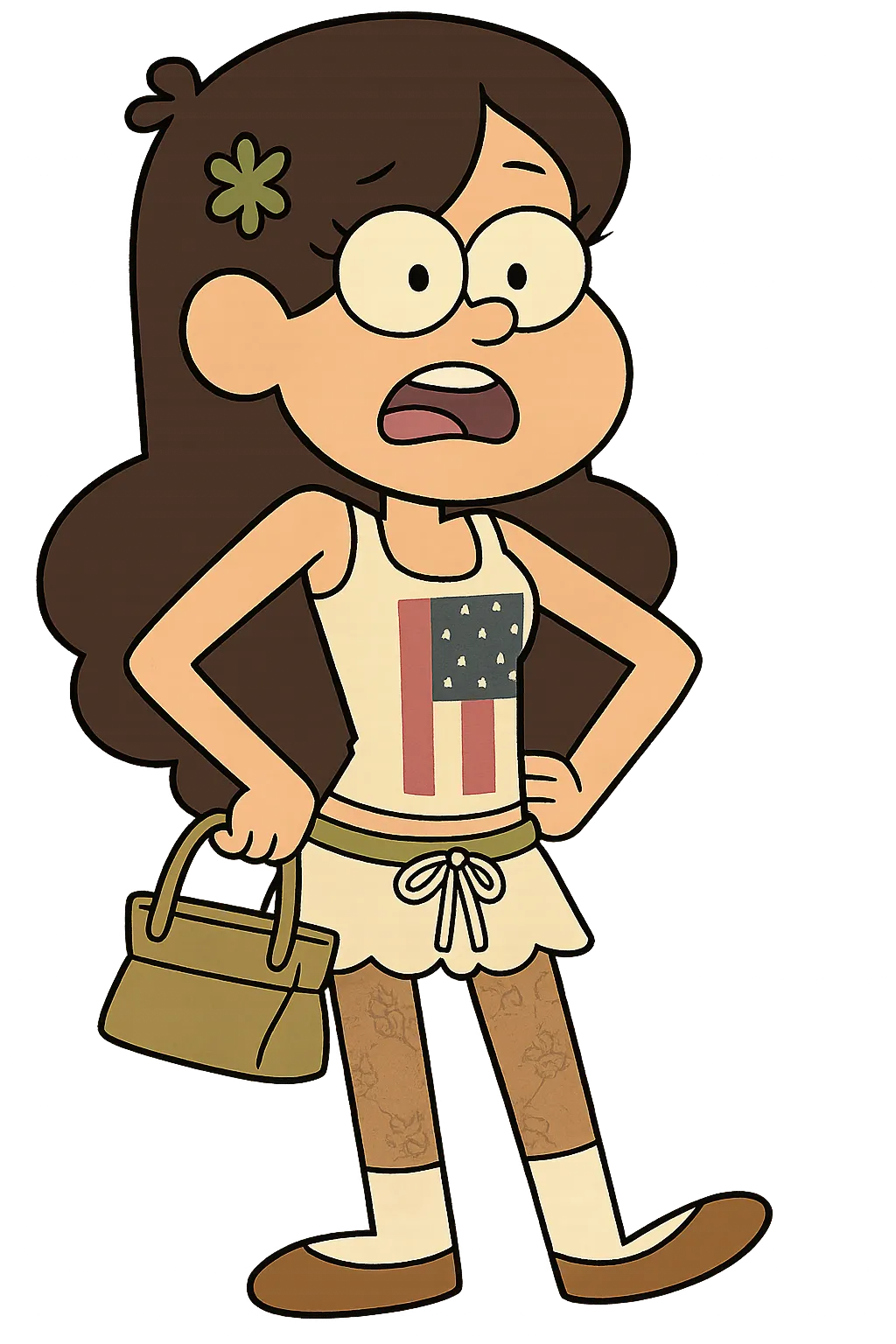 Gravity Falls Cartoon Character AI generated image example