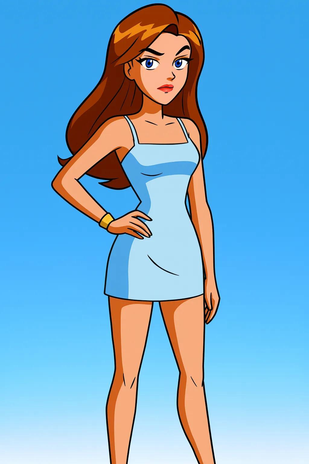 Totally Spies! Cartoon Character AI generated image example