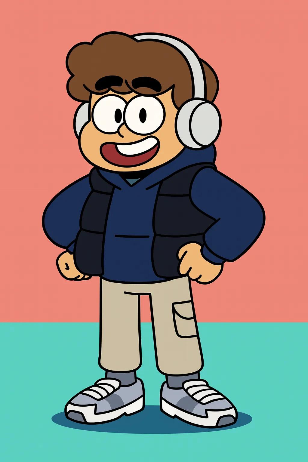 OK K.O! Cartoon Character AI generated image example