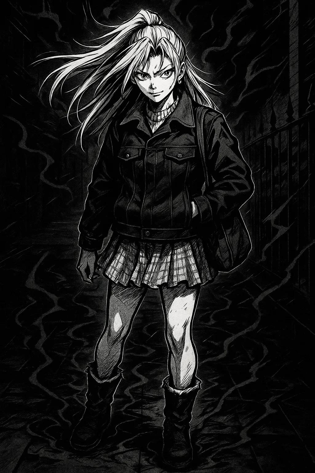 Tougen Anki Manga/Anime Character AI generated image example