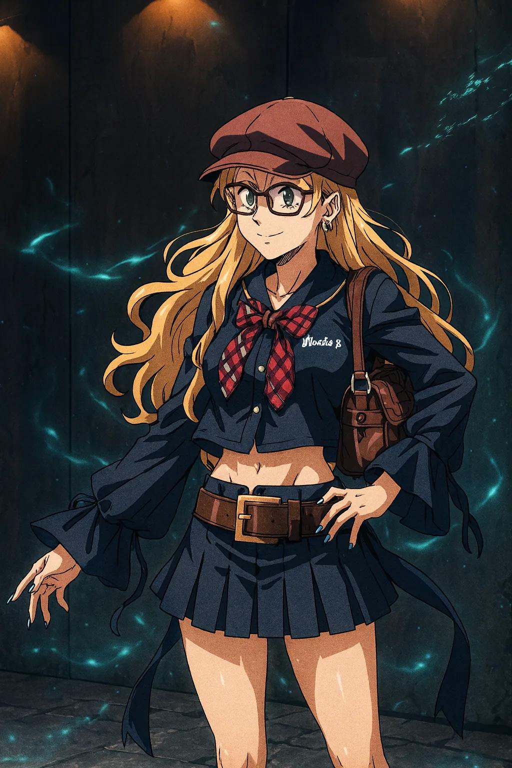 Black Clover Anime Character AI generated image example