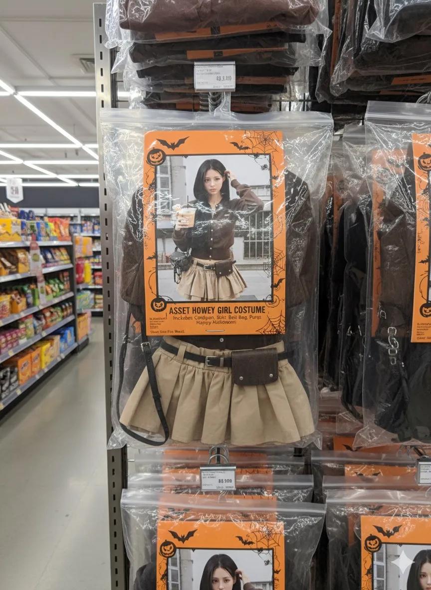 Packaged Halloween Costume AI generated image example