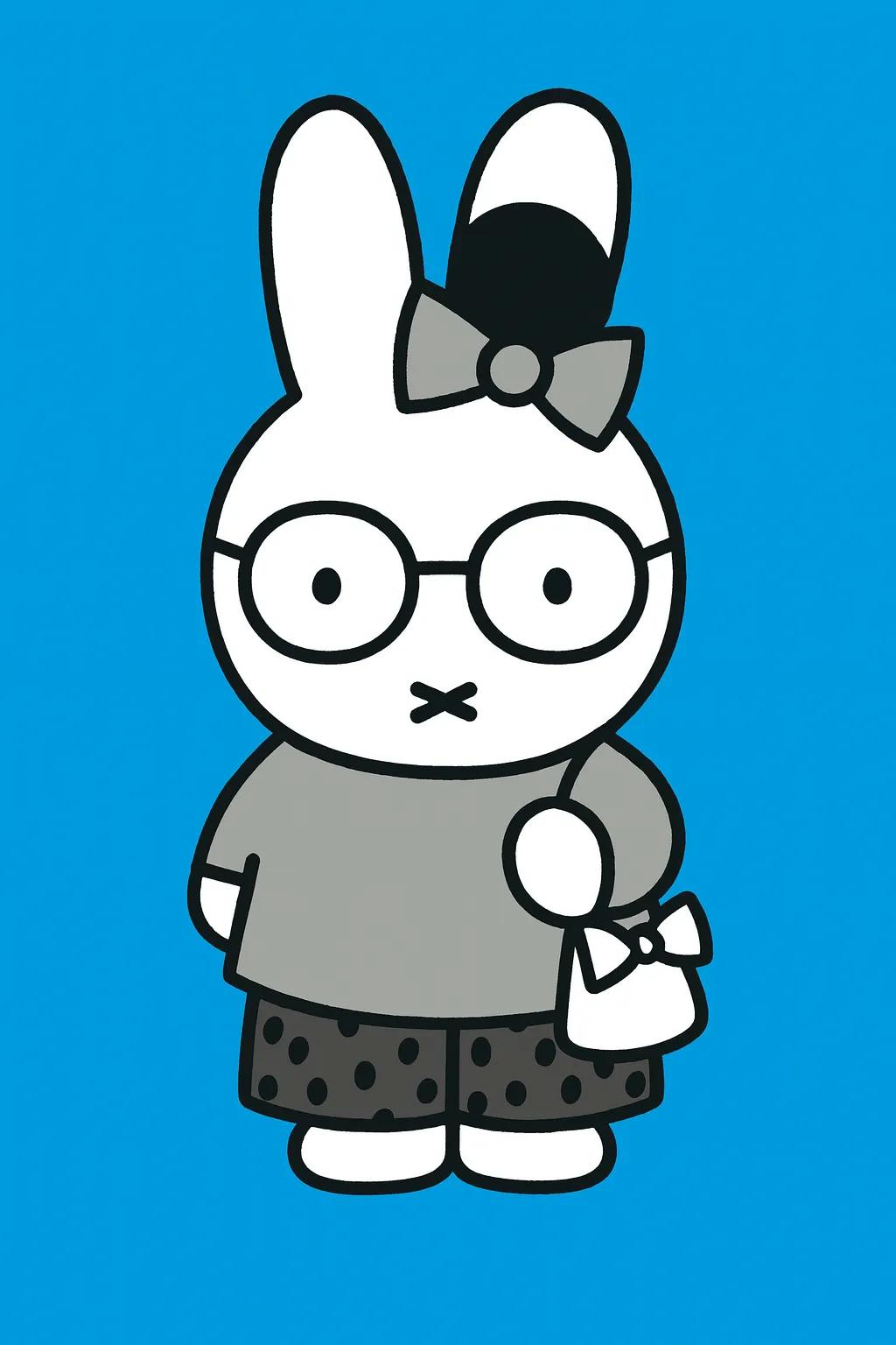 Miffy Picture Book Character AI generated image example