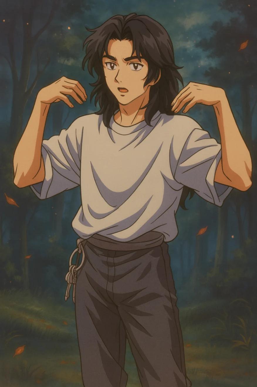 Inuyasha Anime Character AI generated image example