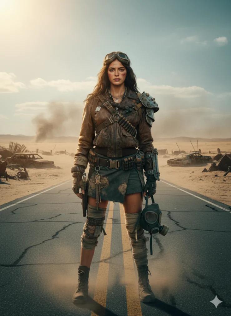 Mad Max Movie Series Road Warrior Character AI generated image example