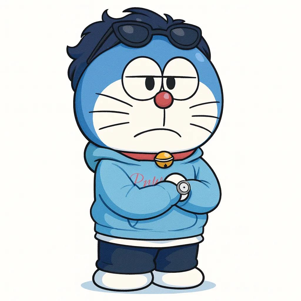 Doraemon Anime Character AI generated image example