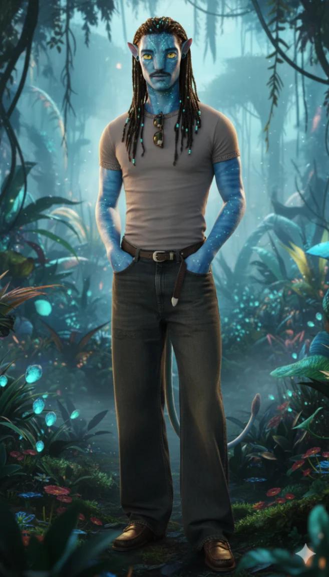 Avatar Movie Character AI generated image example