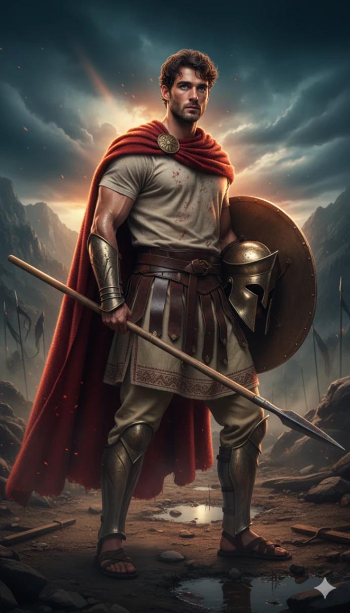 The 300 Movie Character AI generated image example
