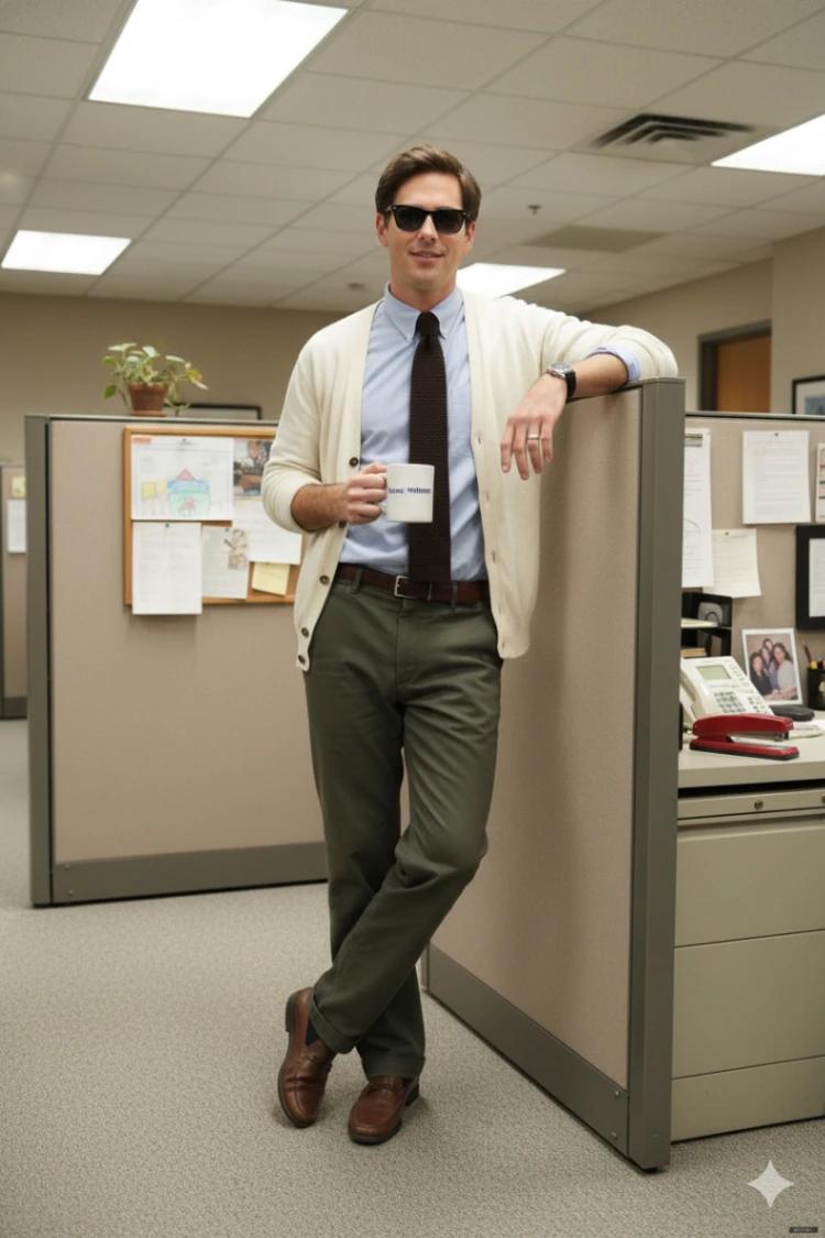 The Office TV Series Character AI generated image example