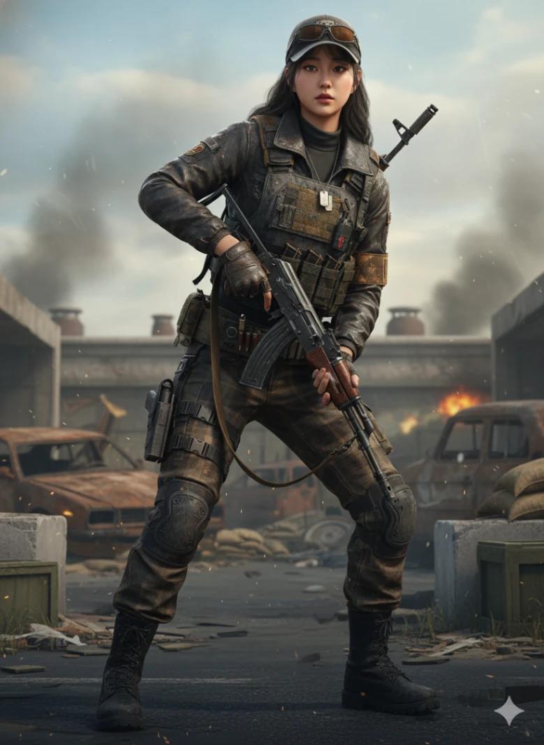 PUBG: Battleground Video Game Character AI generated image example