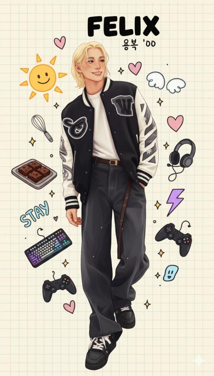 Fan Art Collage Illustration AI generated image example