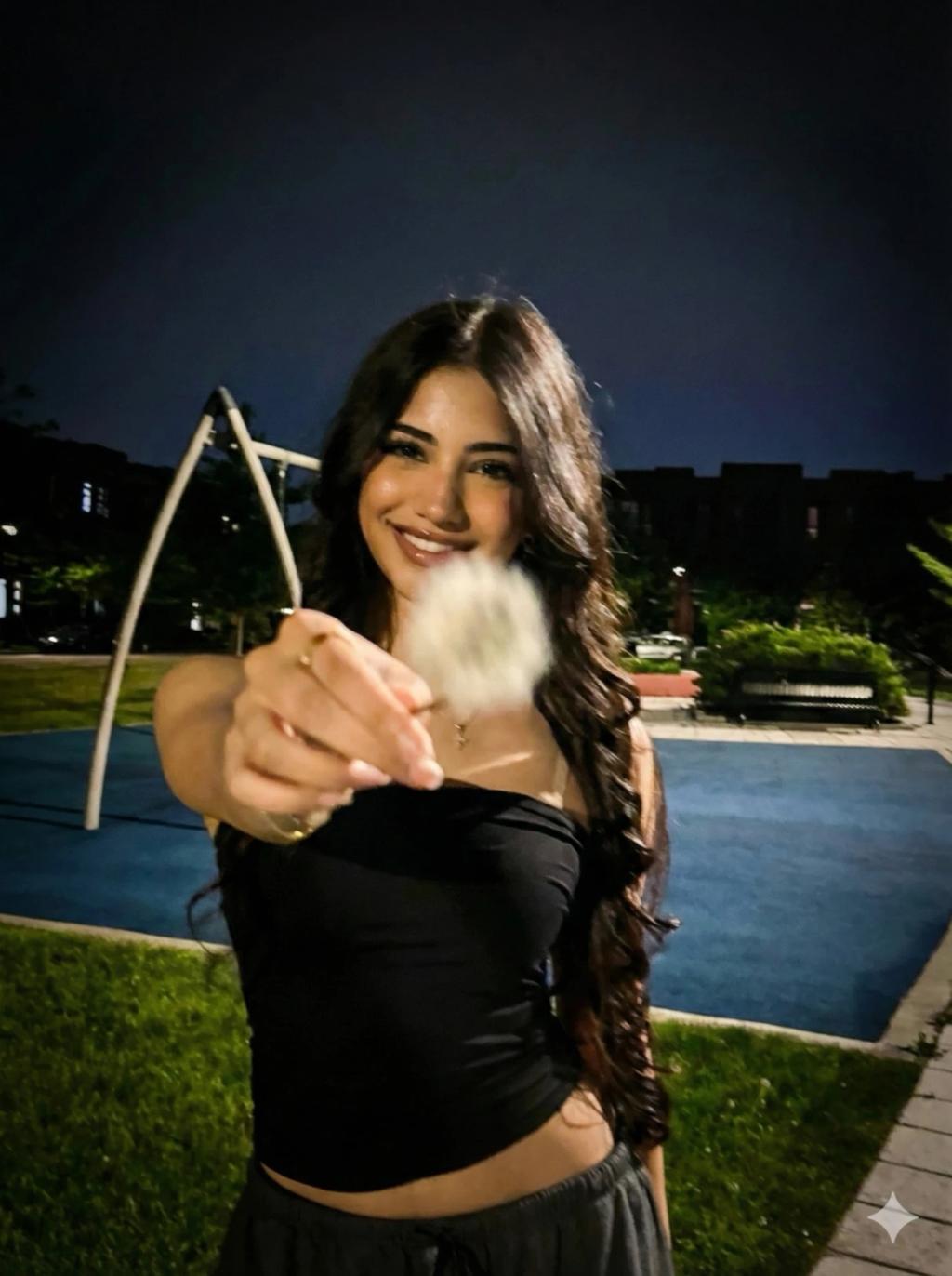 iPhone Style Camera Flash Effect AI generated image example
