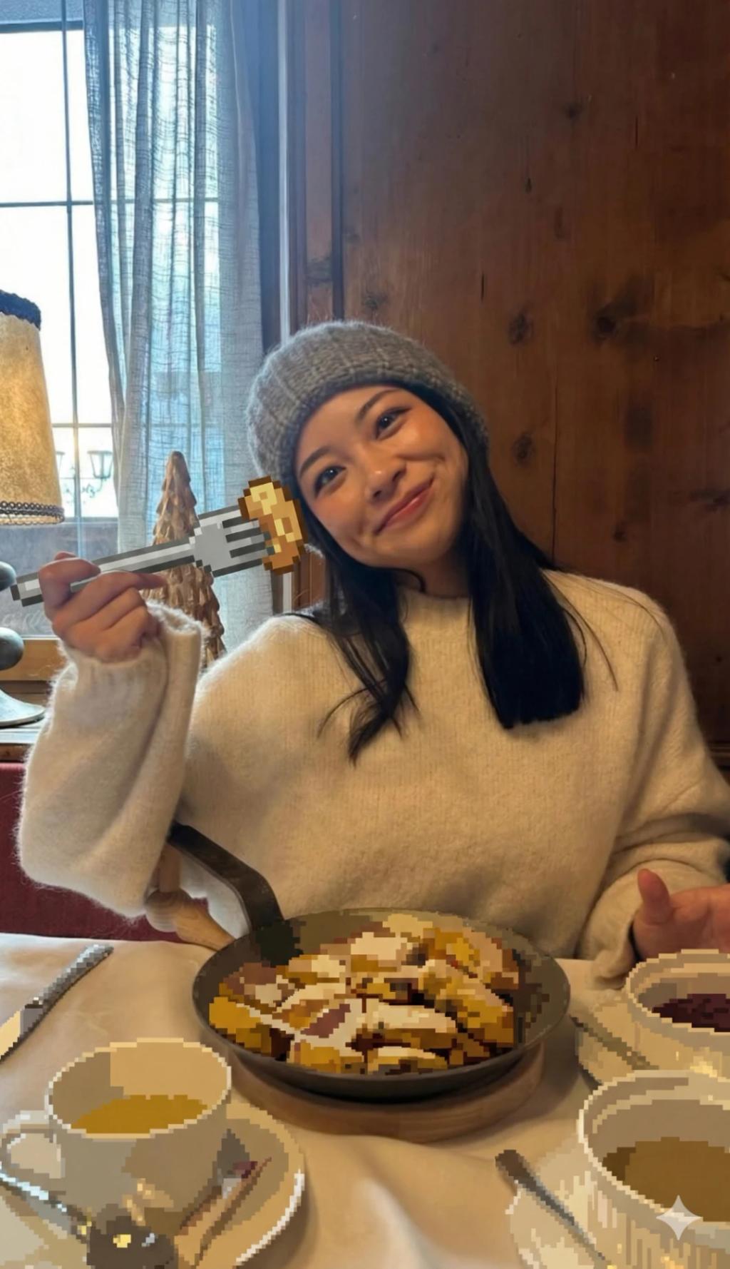 Transform Food and Items into 32-bit Pixels AI generated image example