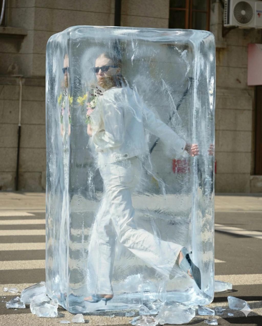 Frozen Fashion Block AI generated image example
