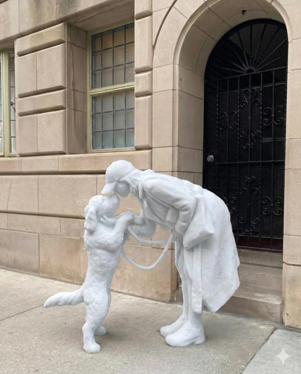 Snow Sculptures (All Subjects) AI generated image example