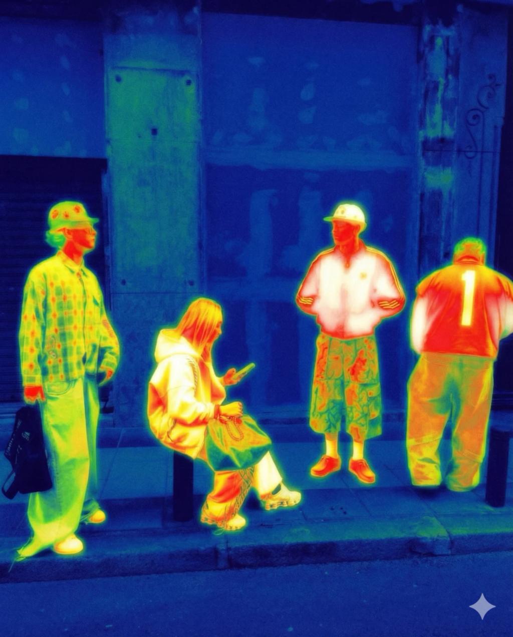 Fashion Heat Blur Editorial AI generated image example