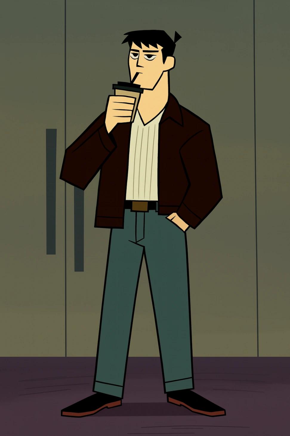 Samurai Jack Cartoon Character AI generated image example