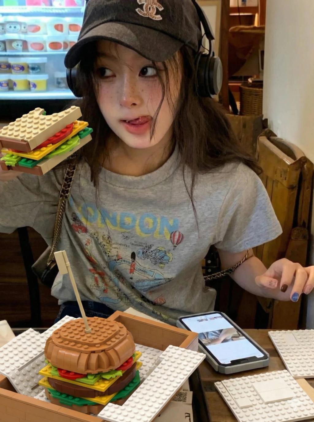Transform Food and Items into LEGO Bricks AI generated image example