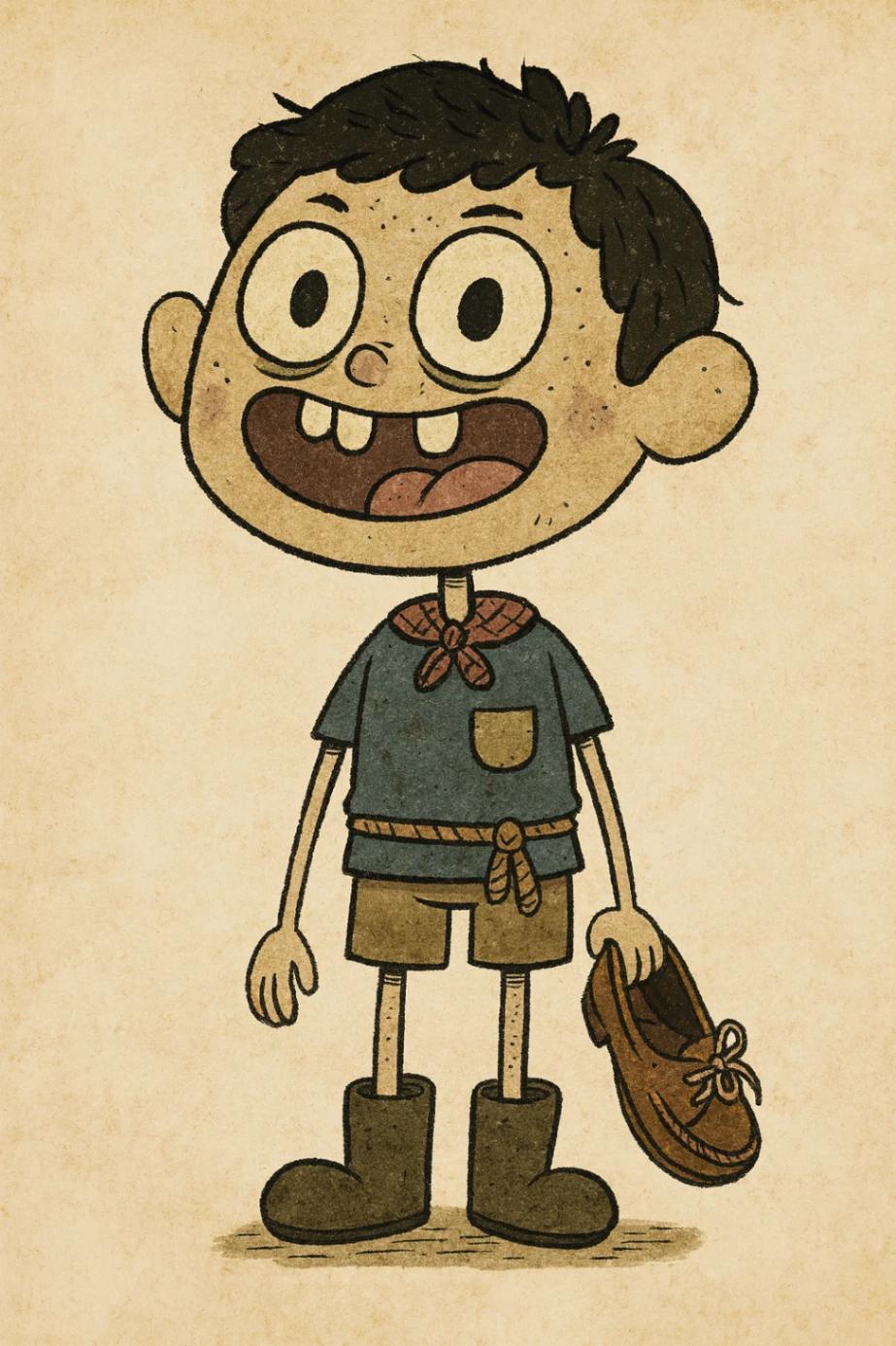 The Marvelous Misadventures of Flapjack Cartoon Character AI generated image example
