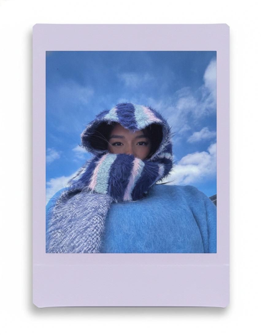 Colorful Polaroid Photograph AI generated image example